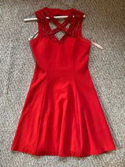 Red Hoco Dress