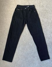 vintage black mom jeans