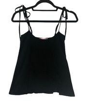 Dolls Kill x PowerPuff Girls black tie-sleeve tank top size S