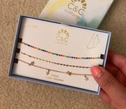 C&C 3 pc anklet set.