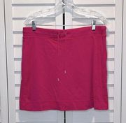 Large hot pink mini skirt built in shorts skort  Sport athleisure