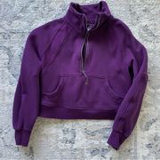 Lululemon  Scuba Oversized Funnel-Neck Half Zip Size XS/S Eggplant Purple