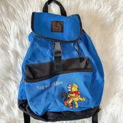 Vintage Disney Backpack Winnie the Pooh Backpack with Pooh & Tigger