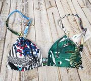 Swiminista x Christian Lacroix Sexy Bikini Top in Jardin Exo'Chic Small NWT