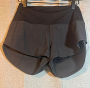 High waisted  speed up shorts size 4