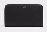 Aldo silencer discontinued purse wallet handbag designer Authentic Black gold