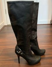 BCBG Max Azria Black Stiletto Boots