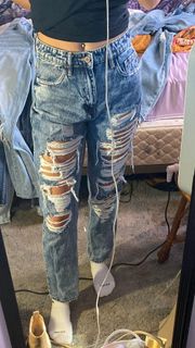 Buckle Acid Wash Jeans