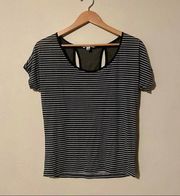 American Eagle  Outfitters Short Sleeve Stripe Top