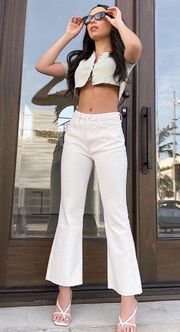 Faye Flared Crop Jeans