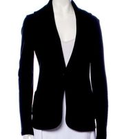 James Perse Black Knit Fitted Blazer | Size 3 / S