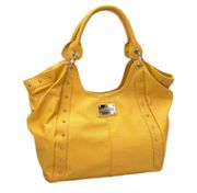 Reaction Cornbread Yellow Studded Hobo Bag
