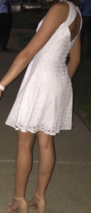 Francesca’s Eyelet Dress