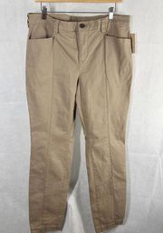 Duluth Trading Workday Warrior Chino Slim Leg Pants Size 14