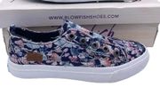 vegan slip ons mushroom dream canvas navy sneakers women Size 7