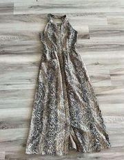 MM Couture by Miss Me XS Snakeskin Maxi Dress