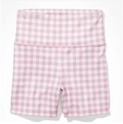 Gingham Biker Shorts