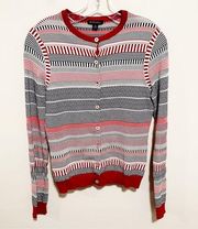 Brooks Brothers  Knit Pattern Cardigan Sweater
