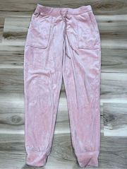 House Of Harlow 1960 Pink Velour Joggers Women’s Small