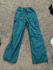 Teal Cargo Pants