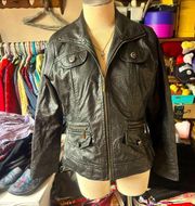 Faux Leather Jacket