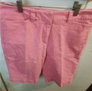 𝅺TALBOTS petite size 4 pink shorts waist 28 inches inseam 10 inches