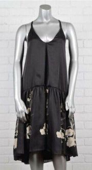 Bird
by Juicy Couture Hazel T-Back Dress Floral Printed Sleeveless Black Bone XS