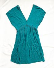 Lush Blue V Neck Dress Size Small
