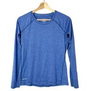 Eastern Mountain Sports Blue Long Sleeve Athletic Top XS