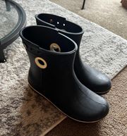 Black Rain Booties