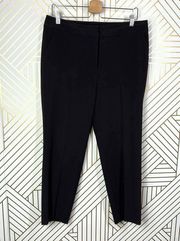 St. John Brown Cropped Ankle Dress Pants Trousers Size US 10