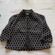 Coldwater Creek Black and White Blazer Jacket P4-6