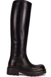 Bottega Veneta Strut Leather Knee High Boots in Black 39.5 With Box Womens