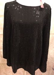 New  L Sequin Blouse