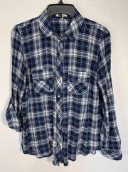 Kut from the Kloth Flannel Plaid Shirt