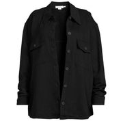GOOD AMERICAN
Fleece Shirt Jacket size 1/2 (b33.5)