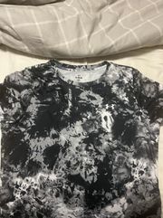 Navy & Black Tie Dye Under Armor Shirts 