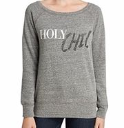 Holy Chic soft gray grey sweatshirt jumper