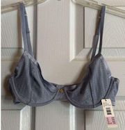 Sam Edelman Geo Mesh Underwire Bra 32D NWT