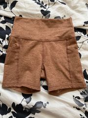 Aerie Tan Offline By  The Hugger 5” Pocket Biker Shorts