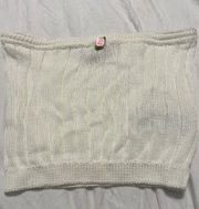 Rosebud Knit Tube Top