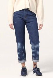 NWOT J.Crew Slouchy boyfriend jean in Outlaw wash-AQ820 bleached spots denim