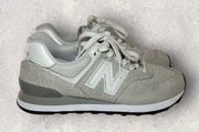 New Balance  Women's 574 Core Sneaker in Nimbus Cloud w White