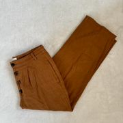 O'Neill Brown Straight Leg Boho Pants