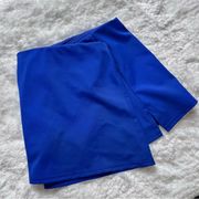 Blue Swim Skirt Skort Bikini Bottom