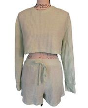 Cider  2 Piece Green Lounge Set NWT Size Small