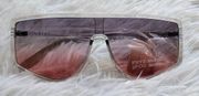 FRYE & CO Womens Clear Frame Multi Color Lense Sunglasses New