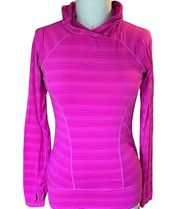 MONDETTA Ladies Fuchsia Pink Workout Running Hoodie ~ SMALL