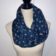 NWT Maurices Lightweight Infinity Scarf Nautical Multi Sailboat Print Sheer Boat