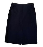 G1-674 A New Day Women Size 6 Pencil Skirt Blue Office Business Casual